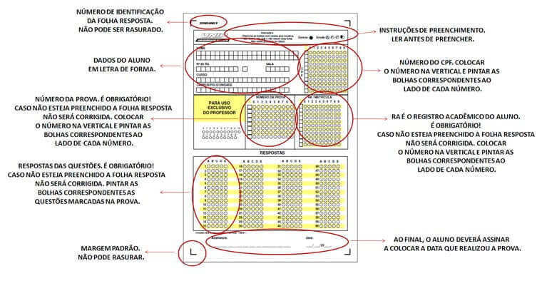Folha de Respostas